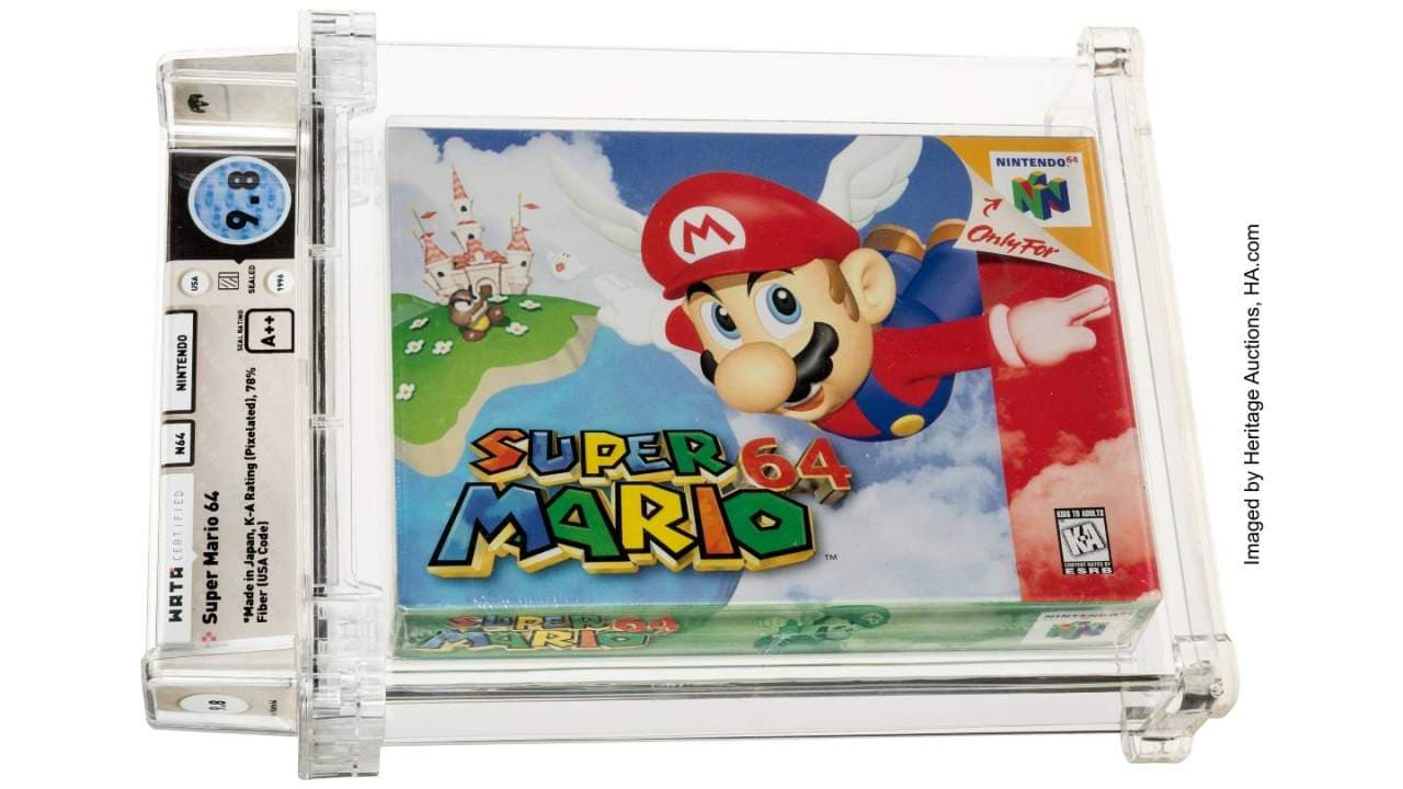 Super Mario Kasedi Açık Artırmada 1,5 Milyon Dolara Satıldı!
