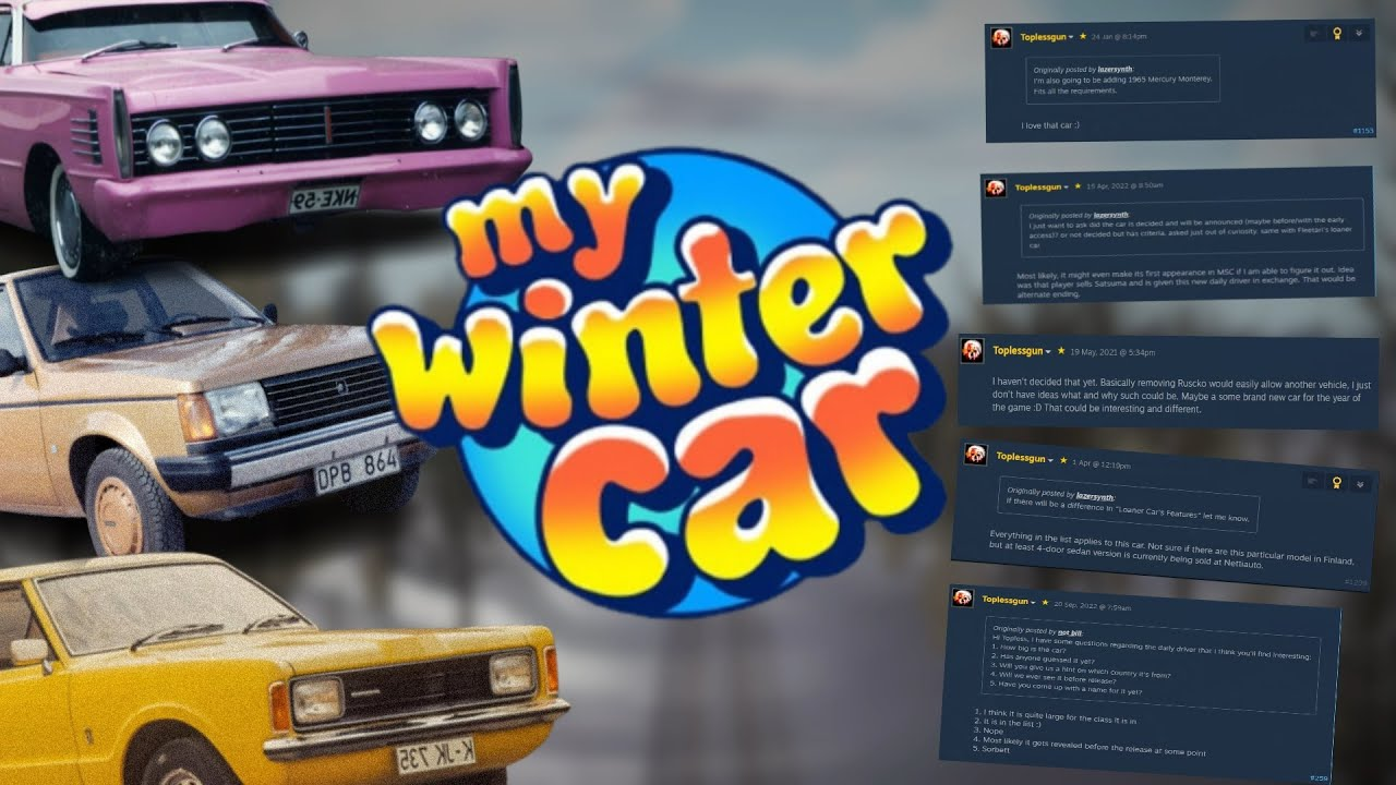 My Winter Car Araçları: Bulma Rehberi ve Özellikleri